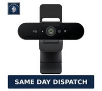 Logitech Brio 500 4K UHD 13MP HDR Webcam with USB-A, Auto Light Correction, Privacy Shutter and Noise-Cancelling Microphones - Graphite