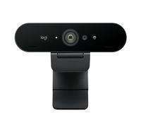 Logitech Brio 4K Webcam, Video Calling, Noise-Cancelling mic, HD Auto Light Correction, Wide Field of View, Works with Microsoft Teams, Zoom, Google Voice, Google Meet, PC/Mac/Laptop/Macbook/Tablet