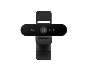 Logitech Brio 4K Webcam for Business, biometrics login with Windows Hello | Auto-light correction, noise-cancelling, Works with Microsoft Teams, Zoom, Google Meet, PC/Mac - Graphite