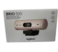 Logitech Brio 500 Full HD Webcam 1080p 720p 4MP - Silver HDR Brand New Boxed