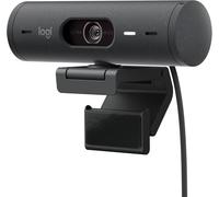 Logitech Brio 500 Full HD Webcam Auto Framing Noise Reducing Mics Privacy Shutt