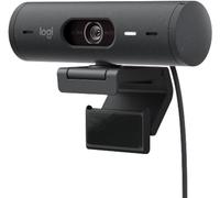 Logitech Brio 500 Full HD Webcam with Auto Light Correction, show Mode, Dual Noise Reduction Mics,Graphite