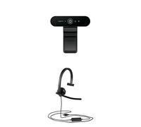 Logitech Brio Ultra HD Webcam and H7502 USB Headset
