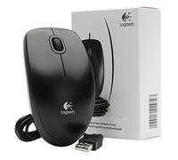 Logitech B100 Optical USB Ambidextrous Mouse for Windows, Mac and Linux - Black