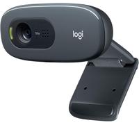 Logitech C270 HD Webcam, HD 720p/30fps, Widescreen HD Video Calling, HD Light C