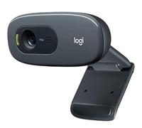 Logitech C270 HD Webcam, HD 720p/30fps, Widescreen HD Video Calling, HD Light Correction, Noise-Reducing Mic, For Skype