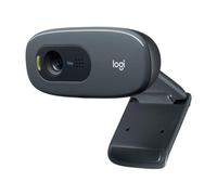 Logitech C270 Hd Webcam, Hd 720P/30Fps, Widescreen Hd Video Calling, Hd Light Correction, Noise-Reducing Mic, For Skype,