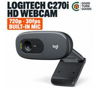 Logitech C270i HD USB Webcam 720p 30fps Mic 960-001084 New