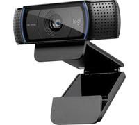 Logitech C920 HD Pro Webcam, Full HD 1080p/30fps Video Calling, Black | Webcam has clear stereo audio, HD light correction, works with Skype, Zoom, FaceTime, Hangouts, Mac/laptop/tablet/chromebook