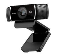Logitech C922 Pro Stream Webcam - Black (Full HD 1080p Camera Streaming Webcam, Records and Streams Your Gaming Sessions in Rich HD for Streaming, Background, with Tripod Included)