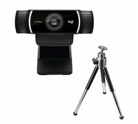 Logitech C922 Pro Stream Webcam, Full HD 1080p Streaming with Tripod and Free 3-month XSplit License - Black