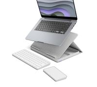 Logitech Casa Pop-Up Desk Laptop Stand (White)
