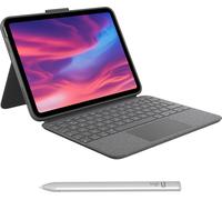 LOGITECH Combo Touch 10.9 iPad (10th gen and A16) Keyboard Case - Grey, Silver/Grey