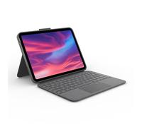 LOGITECH Combo Touch 10.9Ó iPad (10th gen and A16) Keyboard Case - Grey, Silver/Grey