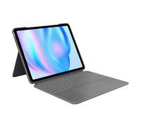 LOGITECH Combo Touch 13" iPad Air (M2 & M3) Keyboard Case - Grey, Silver/Grey