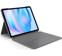Logitech Combo Touch iPad Air 13-inch (M2)(2024) Keyboard Case - Detachable backlit keyboard with kickstand, comfortable typing, multi-use mode -AZERTY