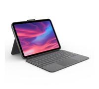 Logitech Combo Touch Detachable Keyboard Case for iPad (10th gen) - Grey - Germa