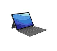 Logitech Combo Touch iPad Pro 11-Inch (1st, 2nd, 3rd and 4th Generation - 2018, 2020, 2021, 2022) Keyboard Case and Digital Pen Crayon (2018 and Later), Pan Nordic QWERTY, Grey