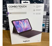 Logitech Combo Touch Keyboard Case for iPad Pro 11-inch (2024) - Backlit, Detachable, Kickstand, QWERTY UK - Graphite, New