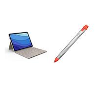 Logitech Combo Touch keyboard case for iPad Pro 11-inch (1st gen - 2018 | 2nd gen - 2020 | 3rd gen - 2021) Crayon digital pencil for all iPads (2018 releases and later) - QWERTY UK