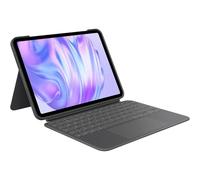 Logitech Combo Touch Keyboard Case for iPad Pro 11-inch (2024) - Backlit, Detachable, Kickstand, QWERTY UK - Graphite, New