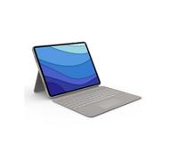 Logitech Combo Touch Keyboard Case for iPad Pro 12.9 inch (5th, 6th Gen - 2021, 2022), Removable Backlit Keyboard with Stand, Touchpad, Click-Anywhere Smart Connector