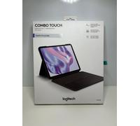 Logitech Combo Touch Keyboard Case for iPad Pro 13" (M4, 2024) - Detachable Backlit Keyboard, Kickstand, QWERTY UK Layout - Graphite, New