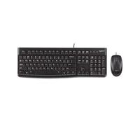 Logitech Desktop Keyboard & Mouse Full-Size Wired USB UK QWERTY 920-002552 Black