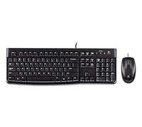 Logitech Desktop MK120 Keyboard USB QWERTZ German Black - Keyboards (Standard, Wired, USB, QWERTZ, Black, Mouse Included)