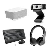 Logitech Dock UC White + C930E + Zone Wireless + MK540 Pack All-in-one individual collaboration solution for professionals.