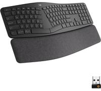 Logitech ERGO K860 Wireless Ergonomic Split Keyboard Bluetooth Wrist Rest UK