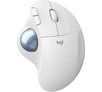 Logitech ERGO M575 Wireless Trackball Mouse - Easy thumb control, precision and smooth tracking, ergonomic comfort design, for Windows, PC and Mac with Bluetooth and USB capabilities - White