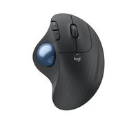 Logitech ERGO M575S Wireless Trackball Mouse - Logi Bolt, Quiet Click, Black