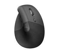 Logitech Ergonomic Vertical Mouse Wireless Bluetooth or USB Receiver Logi Bolt Silent Clicks 4 Buttons Compatible with Windows/MacOS/iPadOS, Laptop, PC - Graphite