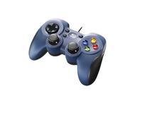 Logitech F310 Wired Gamepad, Controller Console Like Layout, 4 Switch D-Pad, 1.8-Meter Cord, PC - Grey/Blue