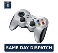 Logitech F710 Wireless Gamepad, 2.4 GHz Wireless with USB Nano-Receiver, Controller Dual Vibration Feedback, 4 Switch D-Pad, PC - Grey/Black