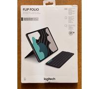 LOGITECH FLIP FOLIO KEYBOARD CASE FOR APPLE IPAD PRO 13 INCH M2 M3 M4 - NEW UK
