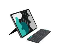 Logitech Flip Folio, Keyboard Case for iPad Pro 13-inch (M4) & iPad Air 13-inch (M2 & M3) (2024, 2025) - Protective & Stowable Bluetooth Keyboard Case, Multi-Device - Graphite - QWERTY