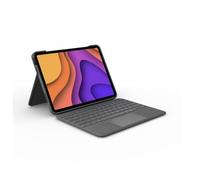Logitech Folio Touch iPad Keyboard Case for iPad Air 4th and 5th generation 2020, 2022, QWERTY Spanish Layout - Grey
