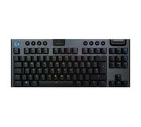 Logitech G 915 TKL Tenkeyless Lightspeed Wireless RGB Mechanical Gaming Keyboard, Tactile Switches Low Profile Switch Options, LIGHTSYNC RGB, Advanced Wireless and Bluetooth Support - Black