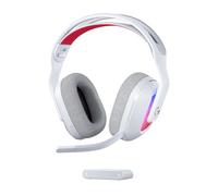 Logitech G Astro A20 X LIGHTSPEED Wireless Gaming Headset for PS5, Xbox, Nintendo Switch/Switch 2, PC with 2-system PLAYSYNC Audio, Bluetooth, LIGHTSYNC RGB, and 48 kHz Boom Mic - White