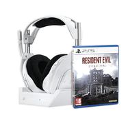 Logitech G Astro A50 X LIGHTSPEED Wireless Gaming Headset & Base - PRO-G GRAPHENE, PLAYSYNC, Bluetooth, HDMI 2.1 Passthru + Resident Evil Requiem for PlayStation 5 - White