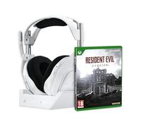 Logitech G Astro A50 X LIGHTSPEED Wireless Gaming Headset & Base - PRO-G GRAPHENE, PLAYSYNC, Bluetooth, HDMI 2.1 Passthru + Resident Evil Requiem for Xbox Series X - White