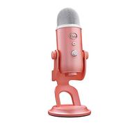 Logitech G Blue Yeti USB Microphone for Recording, Streaming, Gaming | Recording, Streaming, Gaming, Podcasting, PC/Mac, Condenser Mic, Blue VO!CE Effects, Adjustable Stand - Pink
