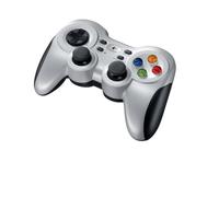 Logitech F710 Wireless Gamepad, 2.4 GHz Wireless with USB Nano-Receiver, Controller Dual Vibration Feedback, 4 Switch D-Pad, PC - Grey/Black