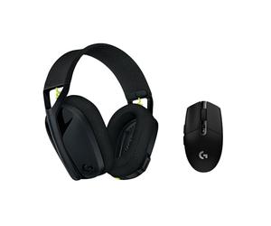 Logitech G G305 HERO 12K sensor Wireless Gaming Mouse and G435 Wireless Gaming Headset with Bluetooth and Built-in Mic - Lightweight with LIGHTSPEED - PC/Mac, Black
