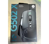 Logitech G G502 X Wired Gaming Mouse - LIGHTFORCE hybrid optical-mechanical primary switches, HERO 25K gaming sensor, compatible with PC, macOS or Windows - Black, New