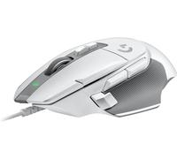 Logitech G G502 X Wired Gaming Mouse - LIGHTFORCE hybrid optical-mechanical primary switches, HERO 25K gaming sensor, compatible with PC - macOS/Windows - White