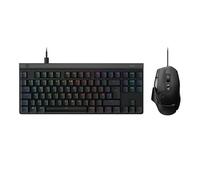 Logitech G G502 X Wired Gaming Mouse - LIGHTFORCE Hybrid Optical-mechanical Primary Switches, HERO 25K Gaming Sensor, Compatible With PC - MacOS/Windows G515 TKL Corded Keyboard - Black
