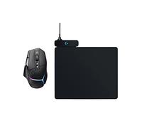Logitech G Powerplay Wireless Charging System and G502 X PLUS Wireless gaming mouse - mouse with LIGHTFORCE hybrid switches, LIGHTSYNC RGB, HERO 25K gaming sensor - PC/macOS